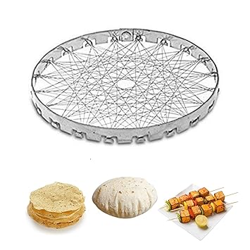 Chota Tandoor Gas Barbeque Grill Net | Grill Jali for Gas Stove, Gas Tandoor Grill Jali - Pack of 1
