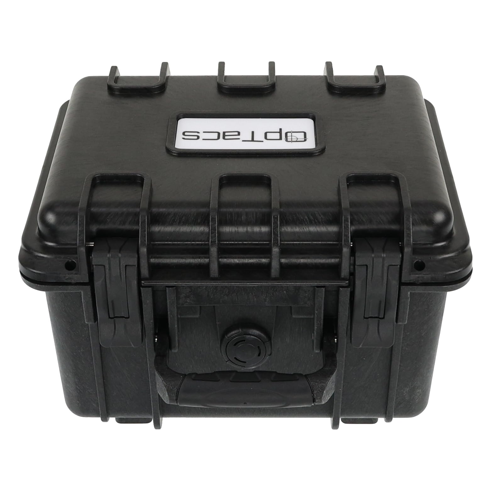 OpTacs Waffenkoffer Pistolenkoffer für Kurzwaffen mit Rasterschaumstoff abschließbar - Airsoft Pistole Gun Case 27x23x18cm wasserdicht für Waffen und Zubehör