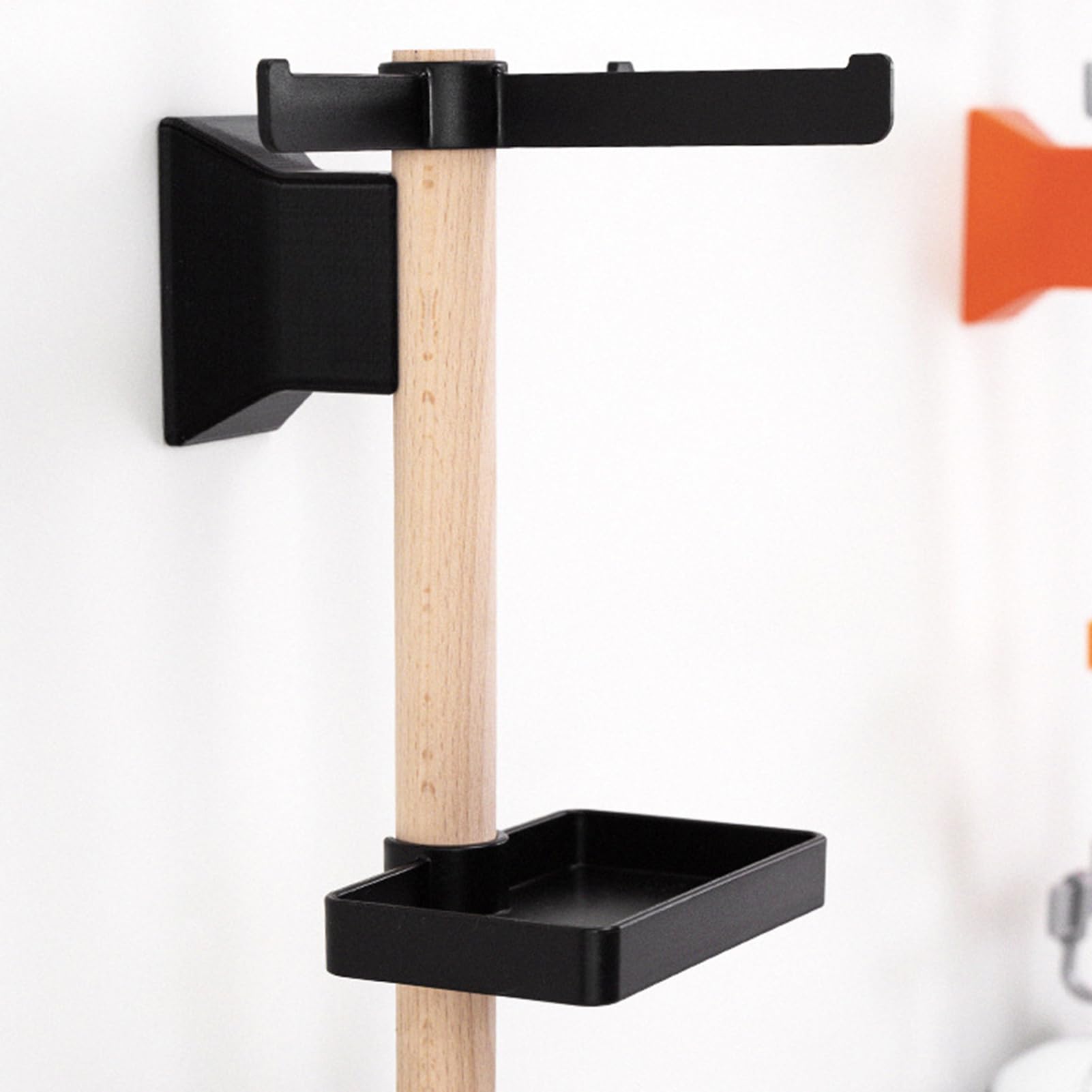 Estante de almacenamiento para casco de bicicleta, organizador para colgar en la pared para equipo de ciclismo, soporte de pared de metal con ganchos, taller de garaje interior, almacenamiento para — view 7