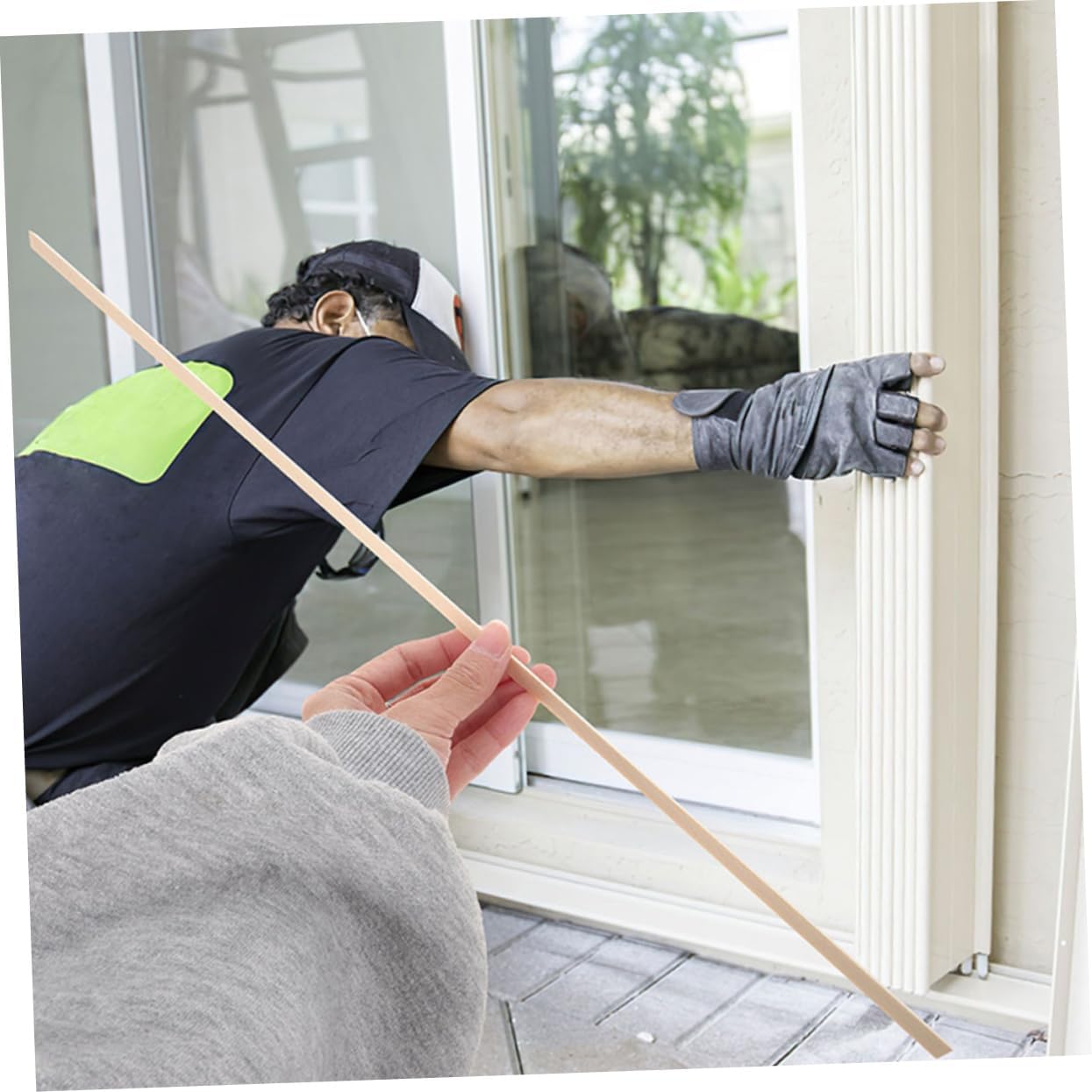 DOITOOL 20pcs Window Molding Trim Wooden Decorative Trim for Window Frames Natural for Home Decor Smooth Finish for Easy Installation