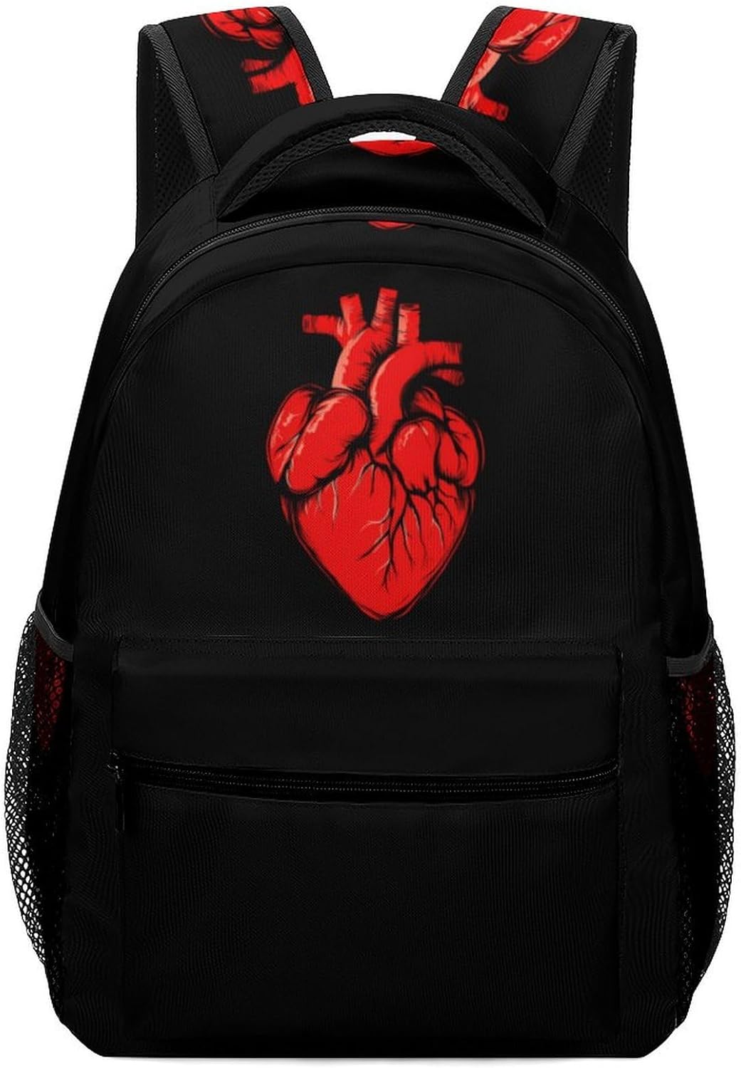 Anatomical Heart Spreading Laptop Backpack Lightweight Travel Daypack Shoulder Bag for Men Women