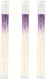 180 Pcs Ear Piercing Cleaner Floss Disposable earring piercing hole cleaner, Ear Piercing Care Cleaning Line Tool, Earring Hole Cleaner Odor Removal Ear Care（Purple）