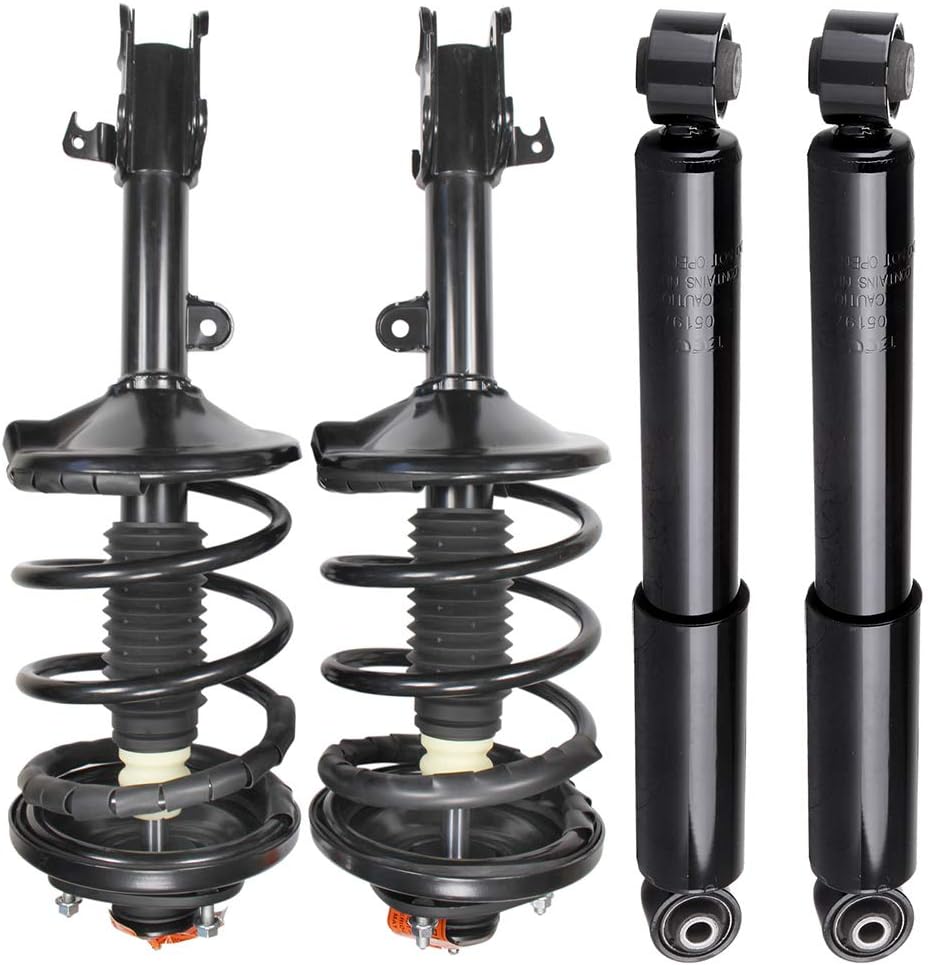 ECCPP Complete Struts Front and Rear Pair Strut Spring Assembly Shock Absorber for 1999-2004 for Honda Odyssey Set of 4