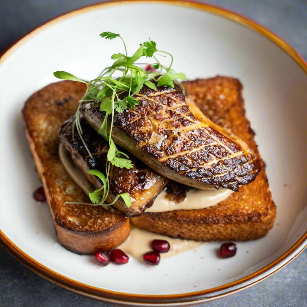Hudson Valley Farms Foie Gras Slices 8-Piece Pouch (1 lb) | Overnight Service | Uncooked Sliced Duck Liver | Gourmet Quality | Premium Sourced