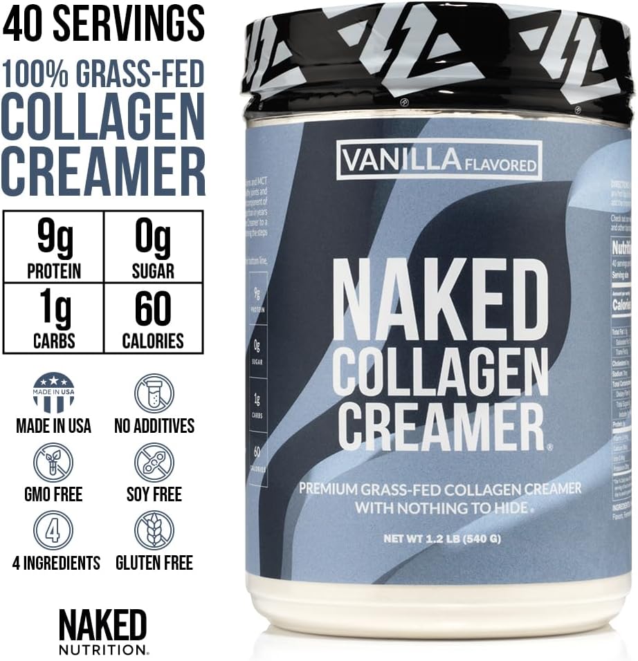 Naked Collagen vs. Regular Coffee ‍Creamer: Vanilla Tested, surprising ⁤GMO-Free Skin Benefits​ (No Dairy)