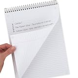 Five Star Top Bound Notebook, 1 Subject, College Ruled Paper, 100 Sheets, 11" x 8-1/2", Color Selected For You, 1 Count (06182) – view 4