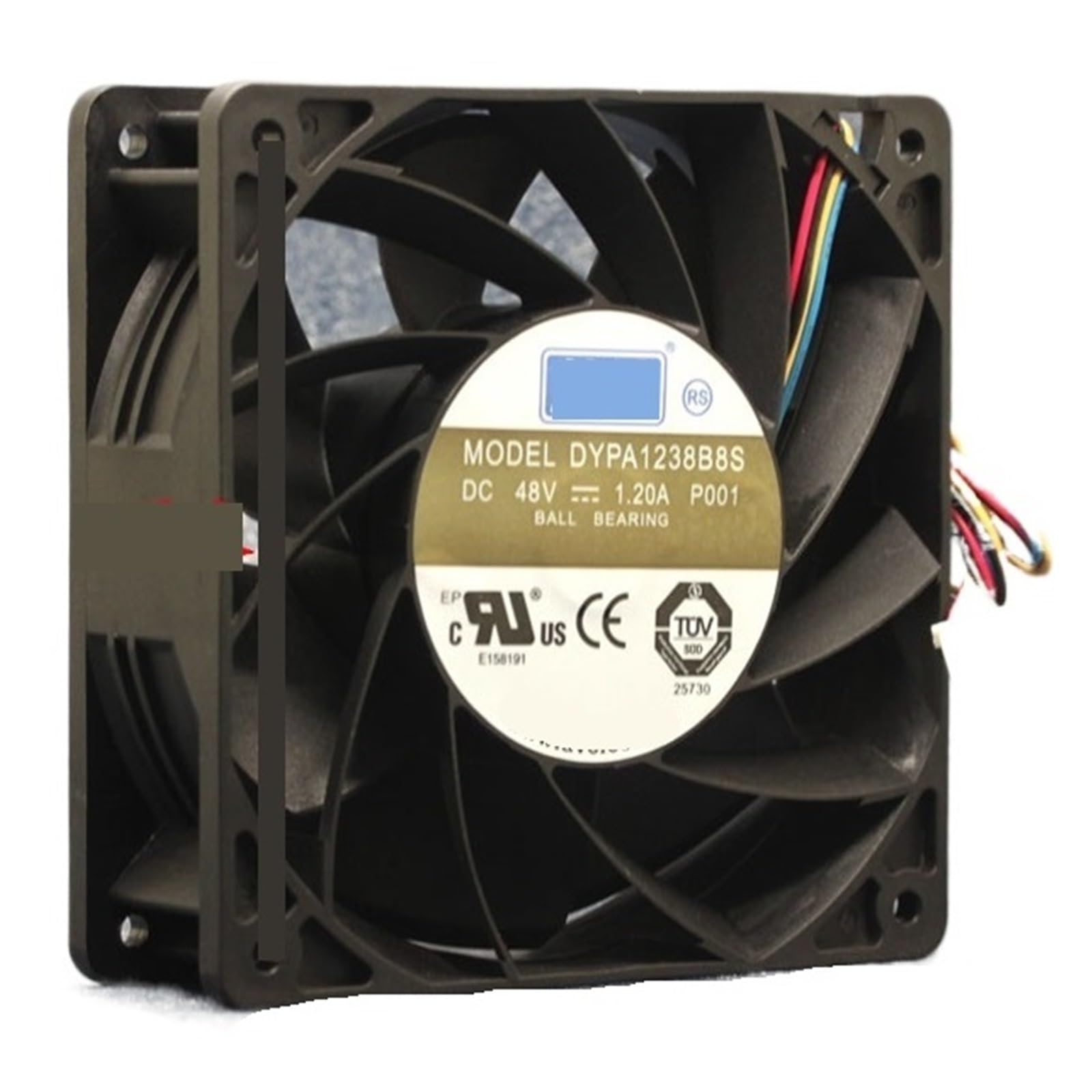PEQYUACTE DYPA1238B8S P001 DC 48V 1.2A 120x120x38mm 4-Wire Cooling Fan