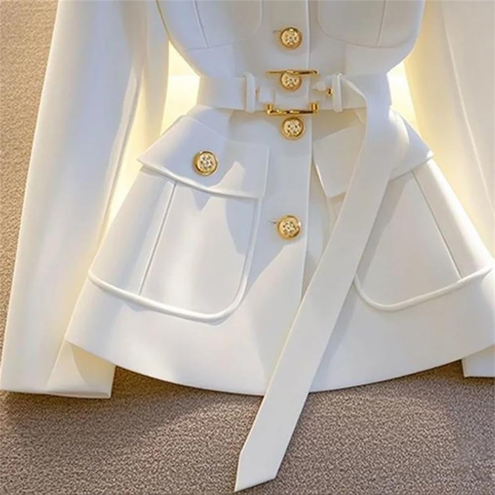 Coat Fall Long Sleeve Casual Single Breasted Office Ladies Suit Jacket Lady Outerwear