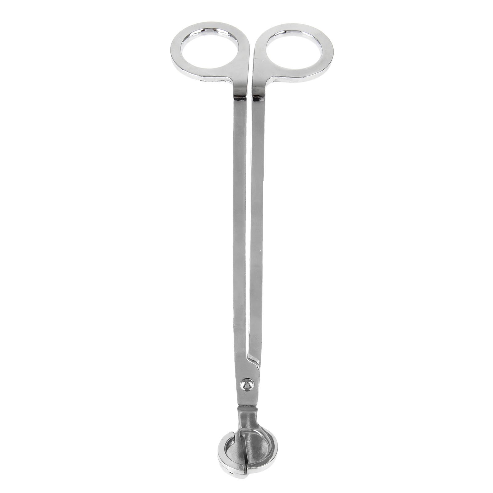 MUXSAM Candle Wick Trimmer, Candle Wick Cutter, Candle Scissors Cutter, 1-Pack Stainless Steel Wick Clipper Scissor Candle Tool for Trim Wick to Burn, Reduces Soot (Silver)