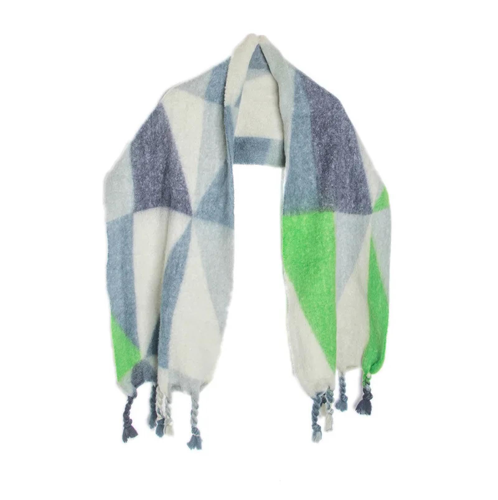 Schals Tücher Halstuch Scarf Schal Im Klassischen Stil Für Herren Und Damen, Schal, Deckenschal, Damenschal Mit Festem Gittermuster, Schal