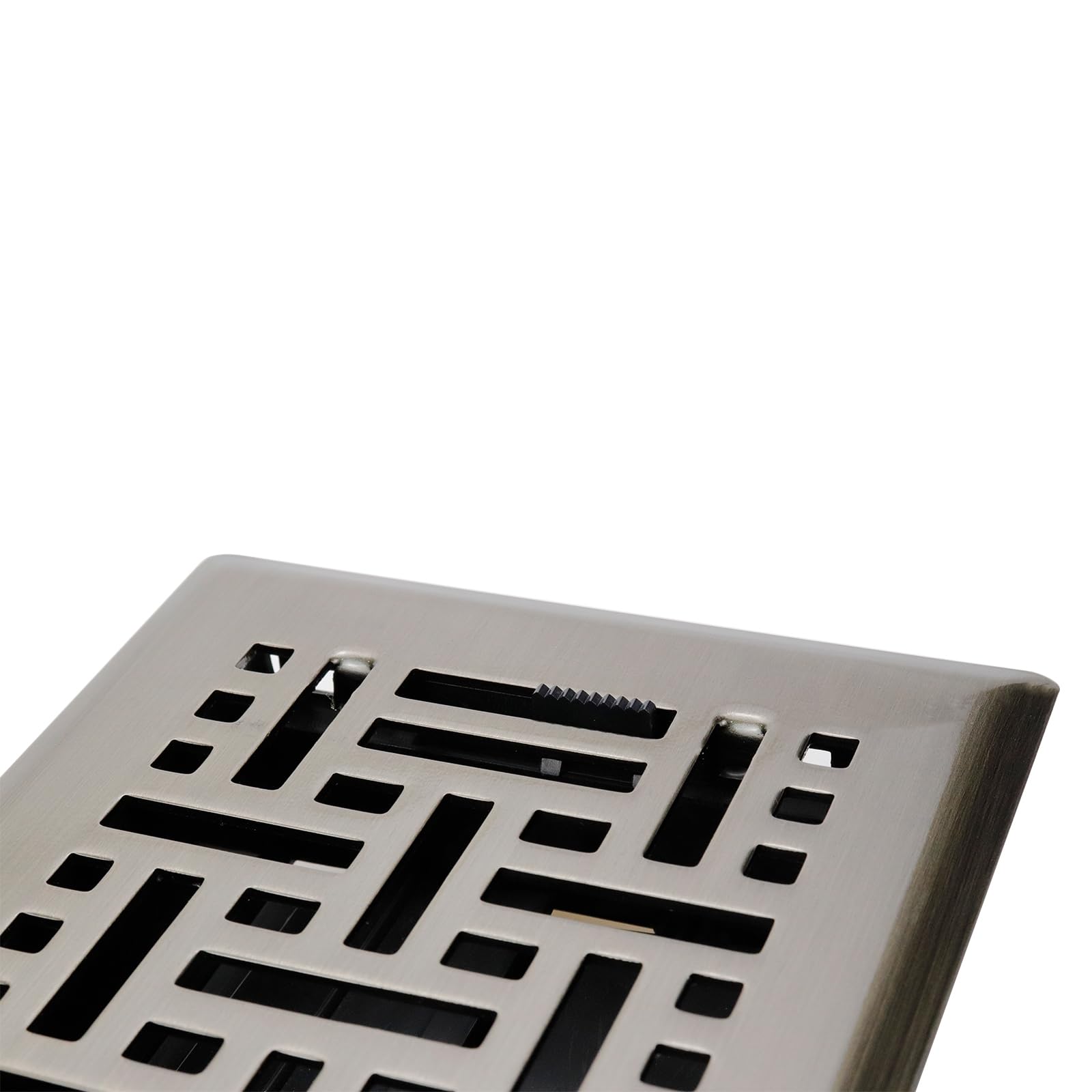 Woogim Bodenregister Retro-Design – Gusseisen, Antik-Bronze, 34 X 9 Cm, Für Heizung/Lüftung