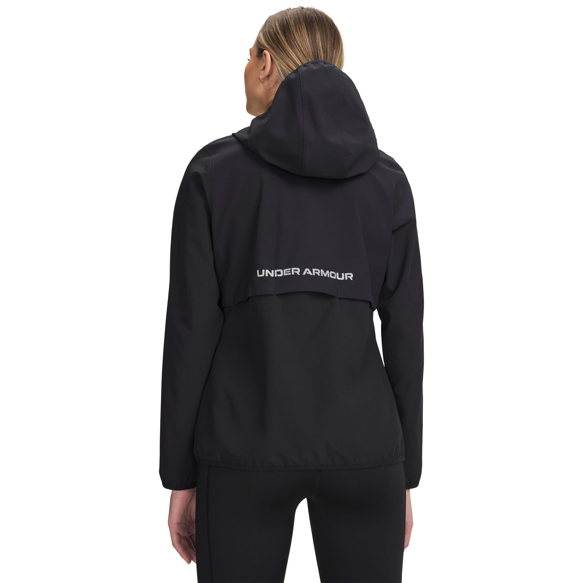 Under Armour Velociti Storm kurtka do biegania damska czarna - black/reflective S