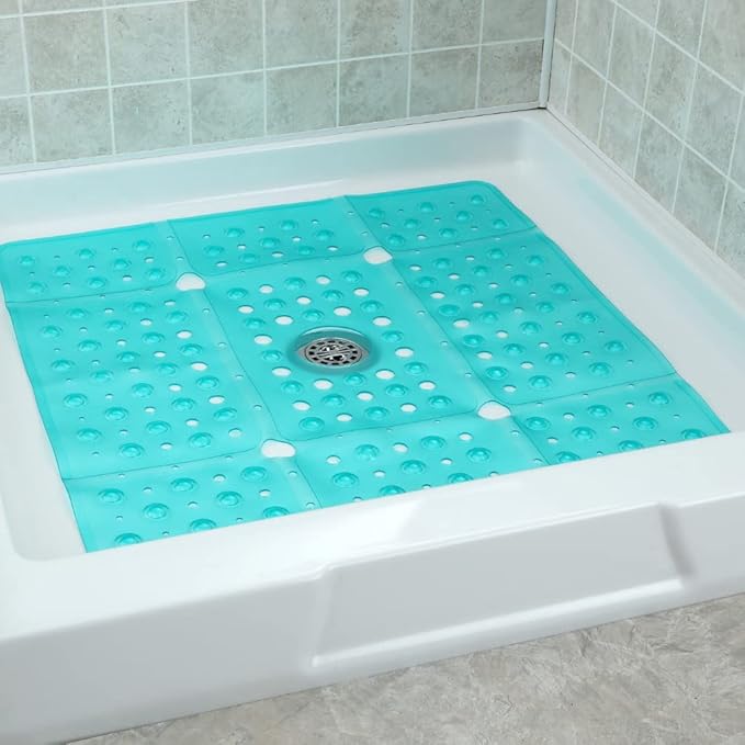SlipX Solutions AccuFit 27 Inch Square Shower Mat Extra