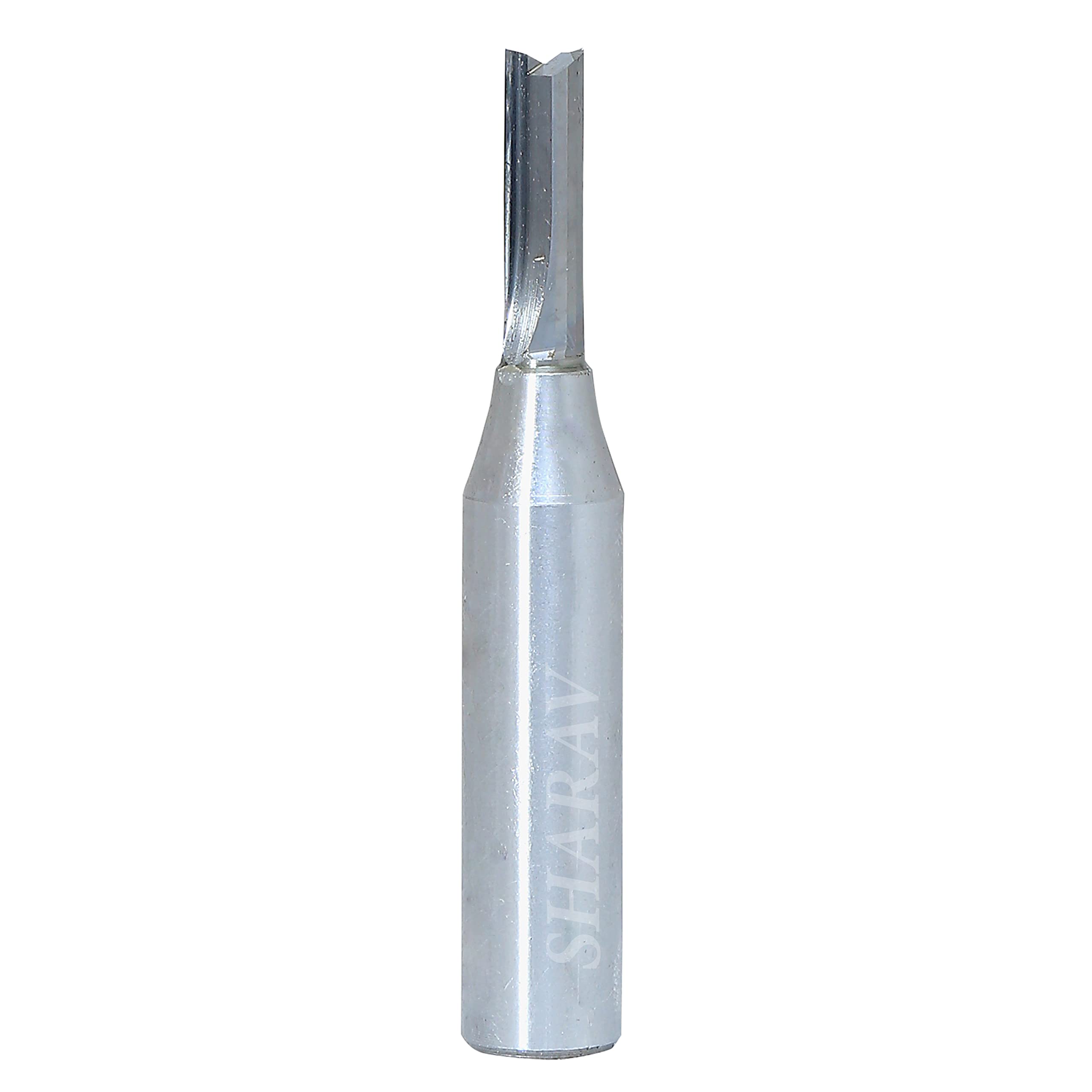 Sharav 3X15X8 SCS - 1 Sharav (CNC Tool) Solid Carbide Straight Bits (Steel Shank)