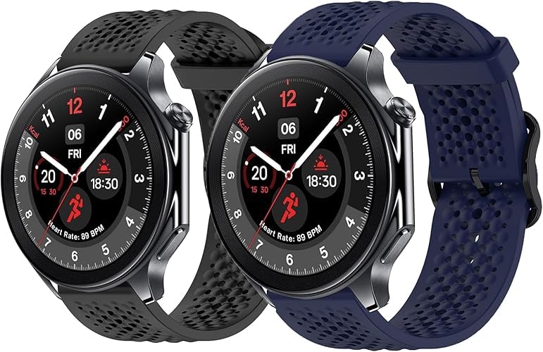 Bracelet OnePlus Watch 2R silicone 22mm pour montre connectée