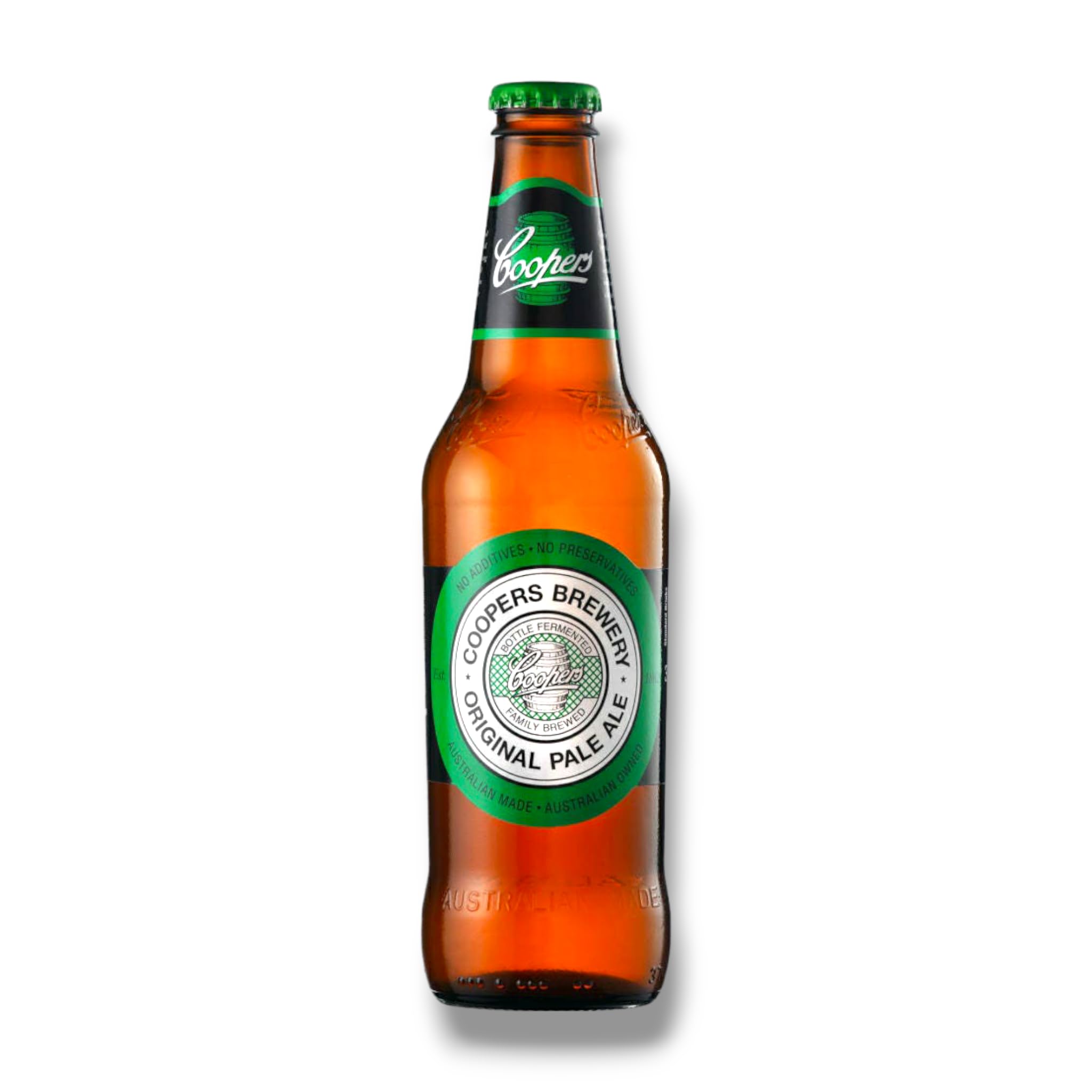 Coopers Original Pale Ale 24 x 375ml- Bier aus Australien mit 4,5% Vol. - Inkl. Haus der Biere Berlin Bierdeckel