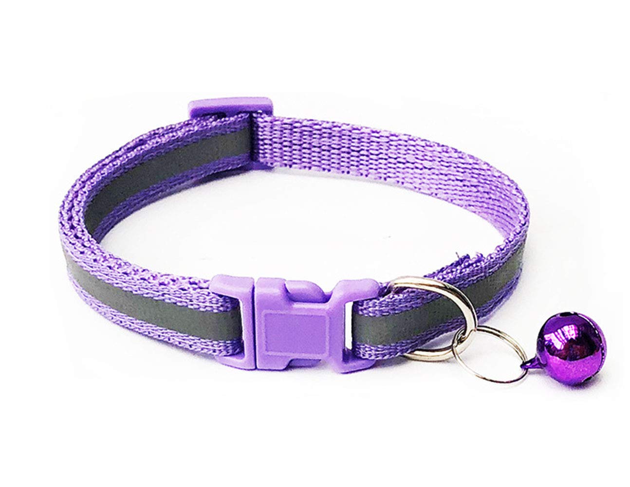 Breakaway Katzenhalsbänder Mit Glocke – 3er Set Verstellbar, Sicher Mit Süßen Anhängern (Mond-Design)