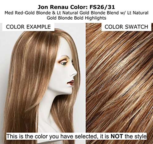 Zara Wig #5133 By Jon Renau Featuring Smartlace & Hand-Sewn Monofilament Top Plus A Wig Brush! (Color Selected: Fs26/31) Jon Renau #TOP1