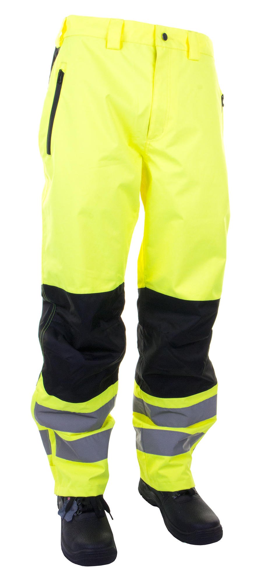 CONTRAST HI VIZ TROUSERS SATURN YELLOW 4XL