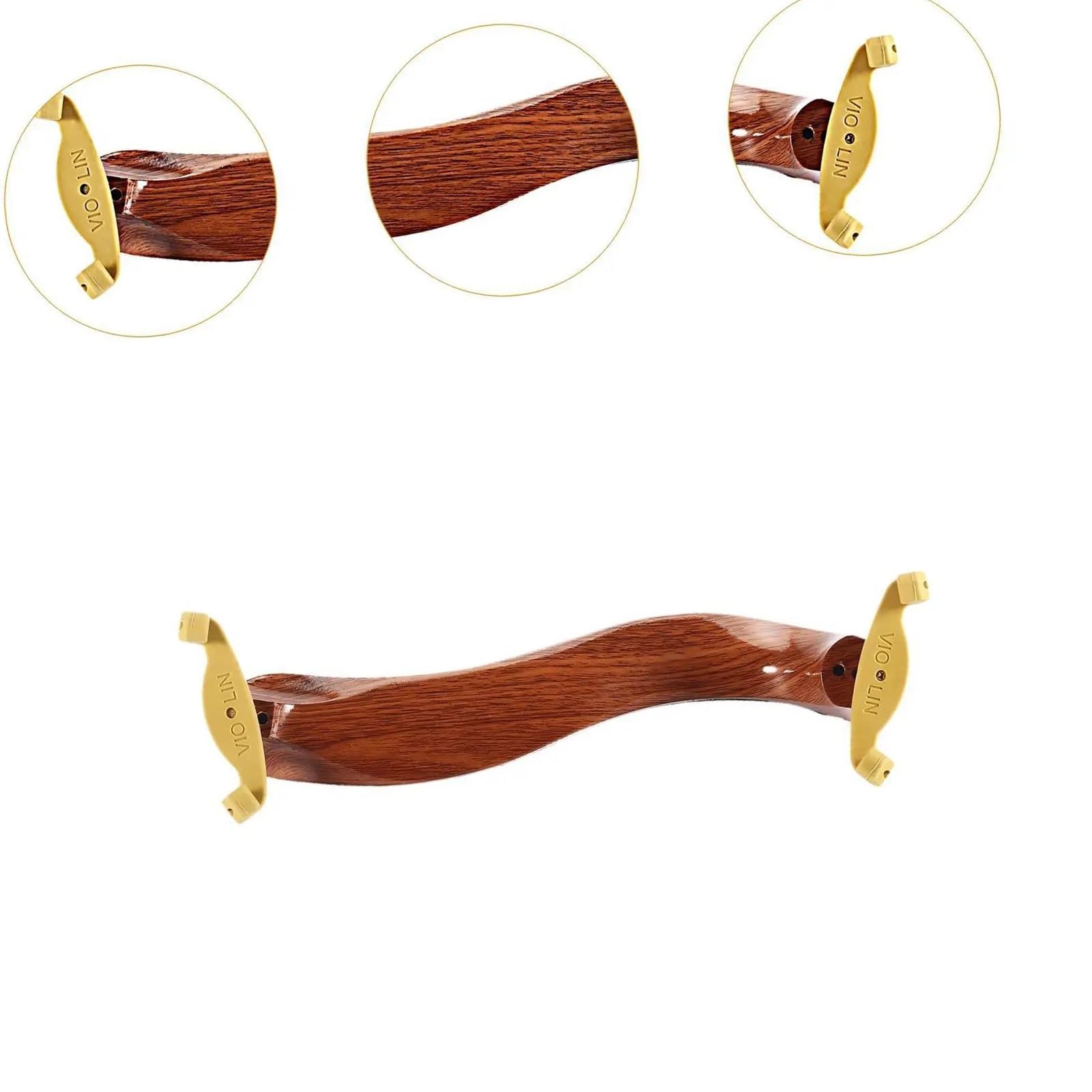 Spalliera per violino Supporto per spalla per violino ispessito e regolabile