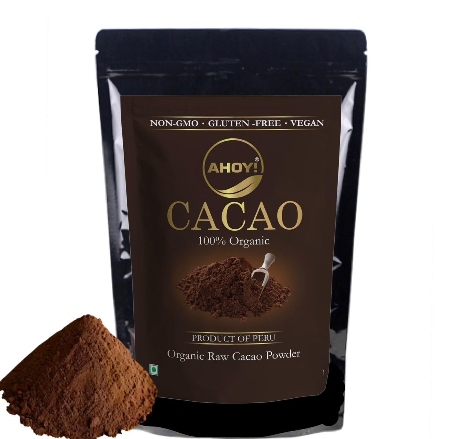Ahoy! Peruvain Raw Cacao Powder 1kg Bulk Pack | Non GMO | Unsweetend | Organic | Non Alkalised | 1 Kg Pack (B0D8VY29T6) Amazon Price History, Amazon Price Tracker