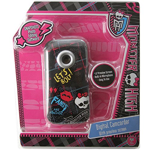 Monster High (38648-AMZ Snapshots Digital Video Camcorder with 1.5-Inch LCD Screen, Styles May Vary