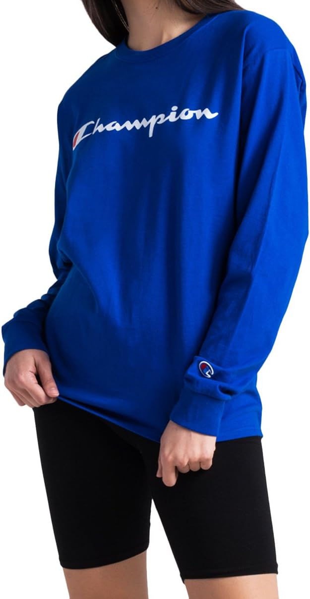 Champion Cotton Tee (Patriotic Long Sleeve Script)
