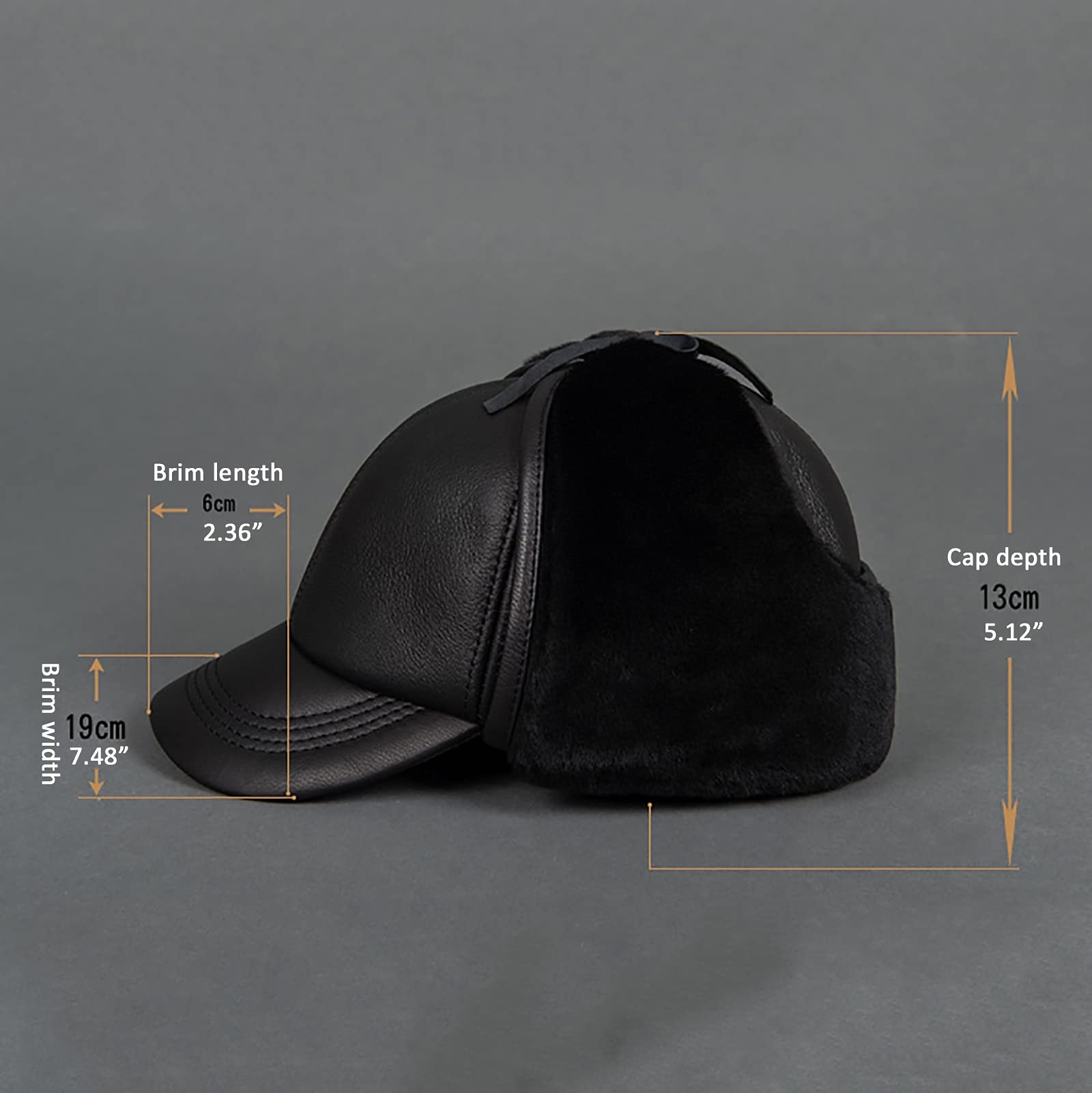 G&F Inverno Cappello Bomber Cappello Russo Ushanka con Paraorecchie Cappelli Aviatore Impermeabile for Pattinaggio Sci Bicicletta