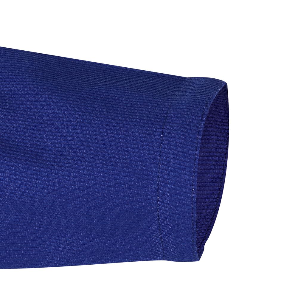 Buddha Fight Wear - Kimono Premium Infinity Noir Jiu Jitsu Brésilien / BJJ Gi avec Ceinture Blanche, Unisexe Adulte, bleu marine, ML=A2
