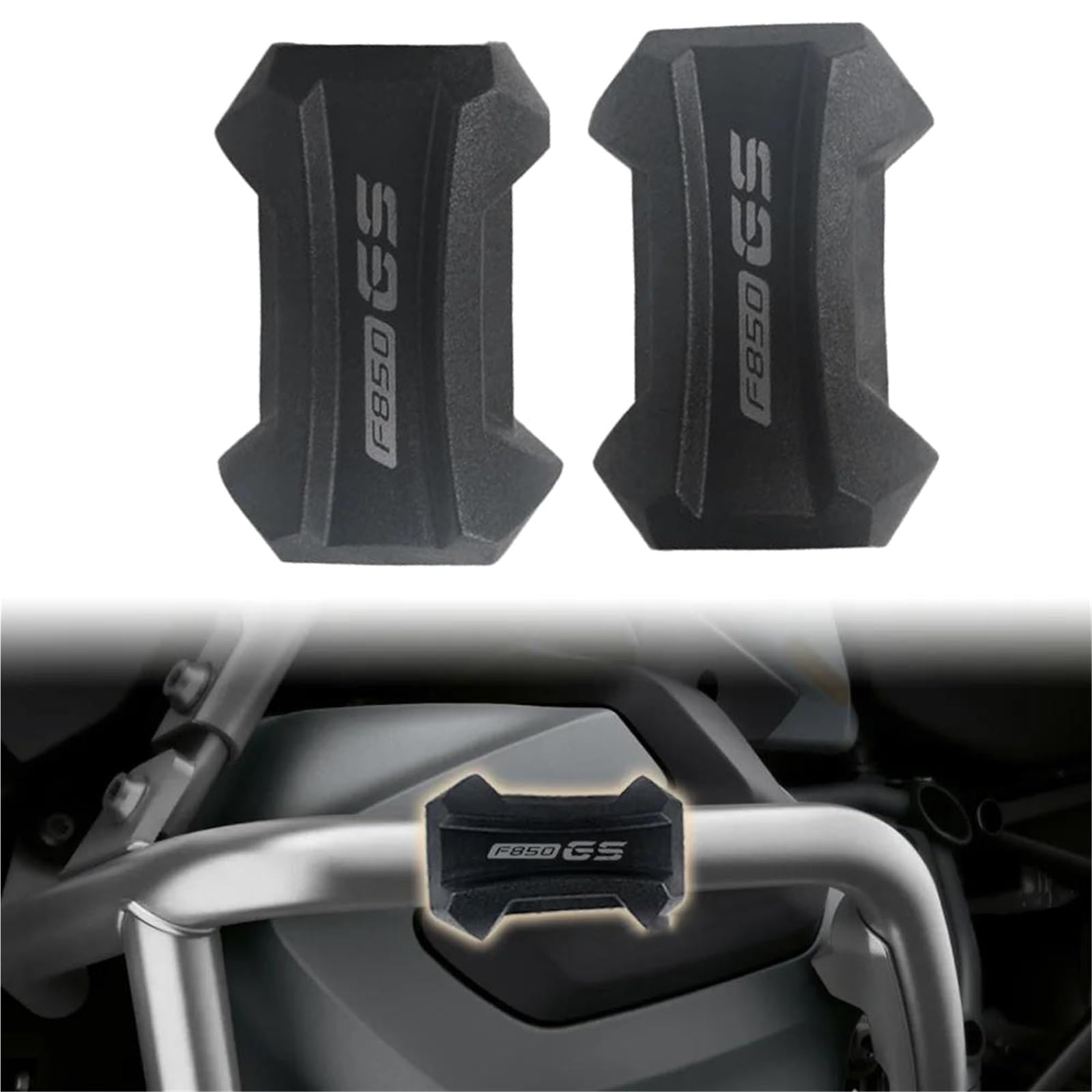 Bloc de protection pare-chocs 25 mm F850GS finition noire