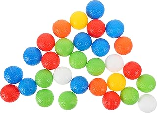 Toddmomy 108 Peças De Brinquedo De Golfe Bolas De Prática De Plástico Novidade Masculina Gofts Bolas De Fluxo De Ar Bolas Personalizadas Para Prática De Balanço Bolas Masculinas Coisas