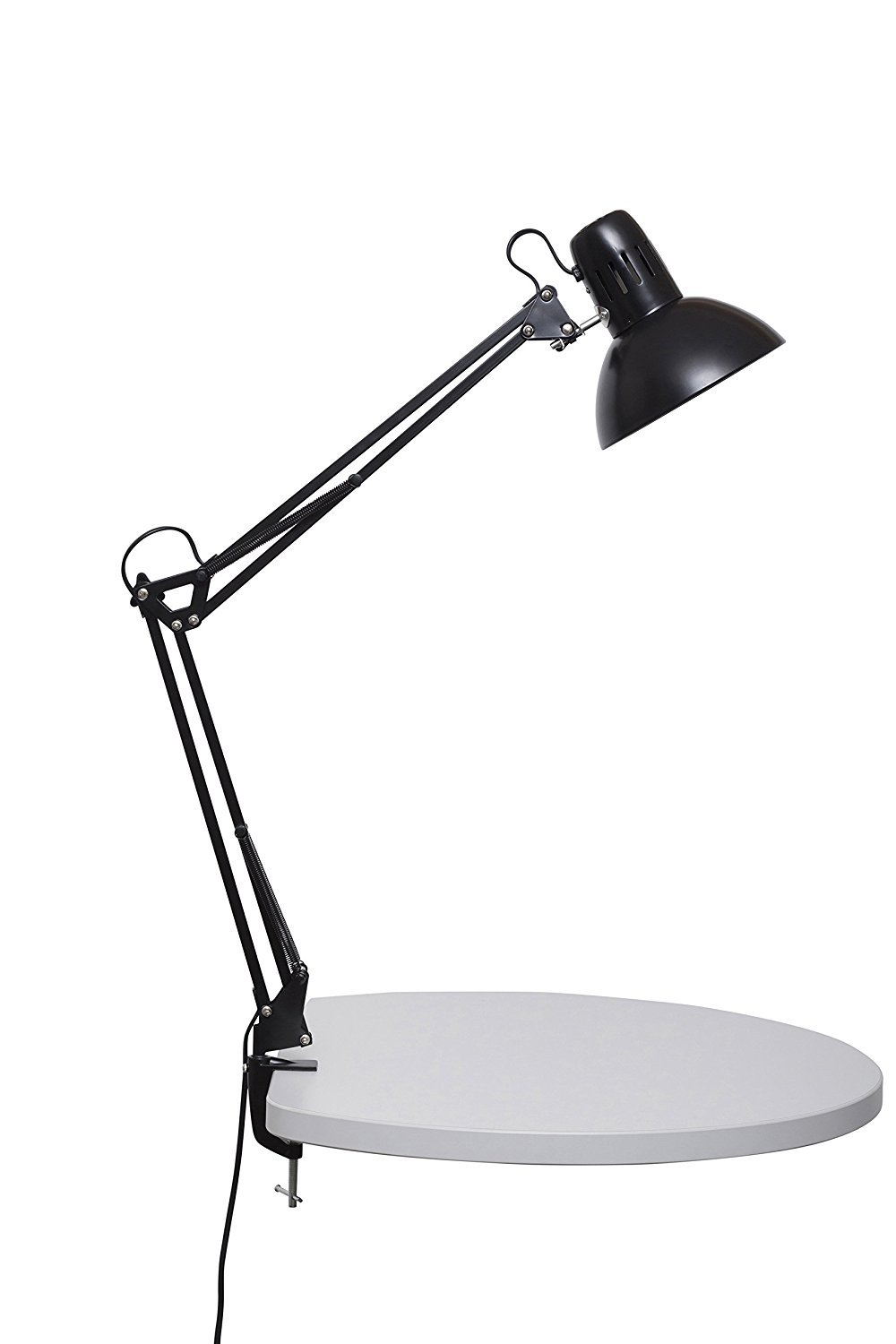 Maul Schreibtischlampe MAULstudy (Schwarz), Design Klemmleuchte Metall, Inklusive Qualitäts LED - Leuchtmittel, 470lm 2700K 15000h