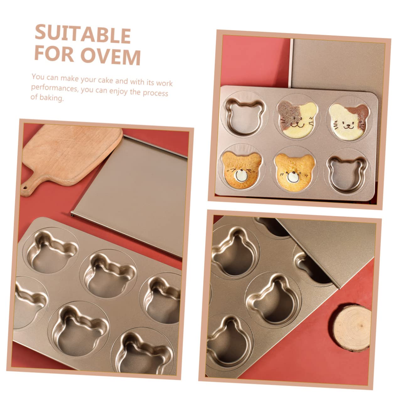 Metall Backform Bär Geformt Kuchen Form Diy Backen Werkzeug Antihaftform Backzubehör Kuchen-backgeschirr Für Backofen Mikrowelle