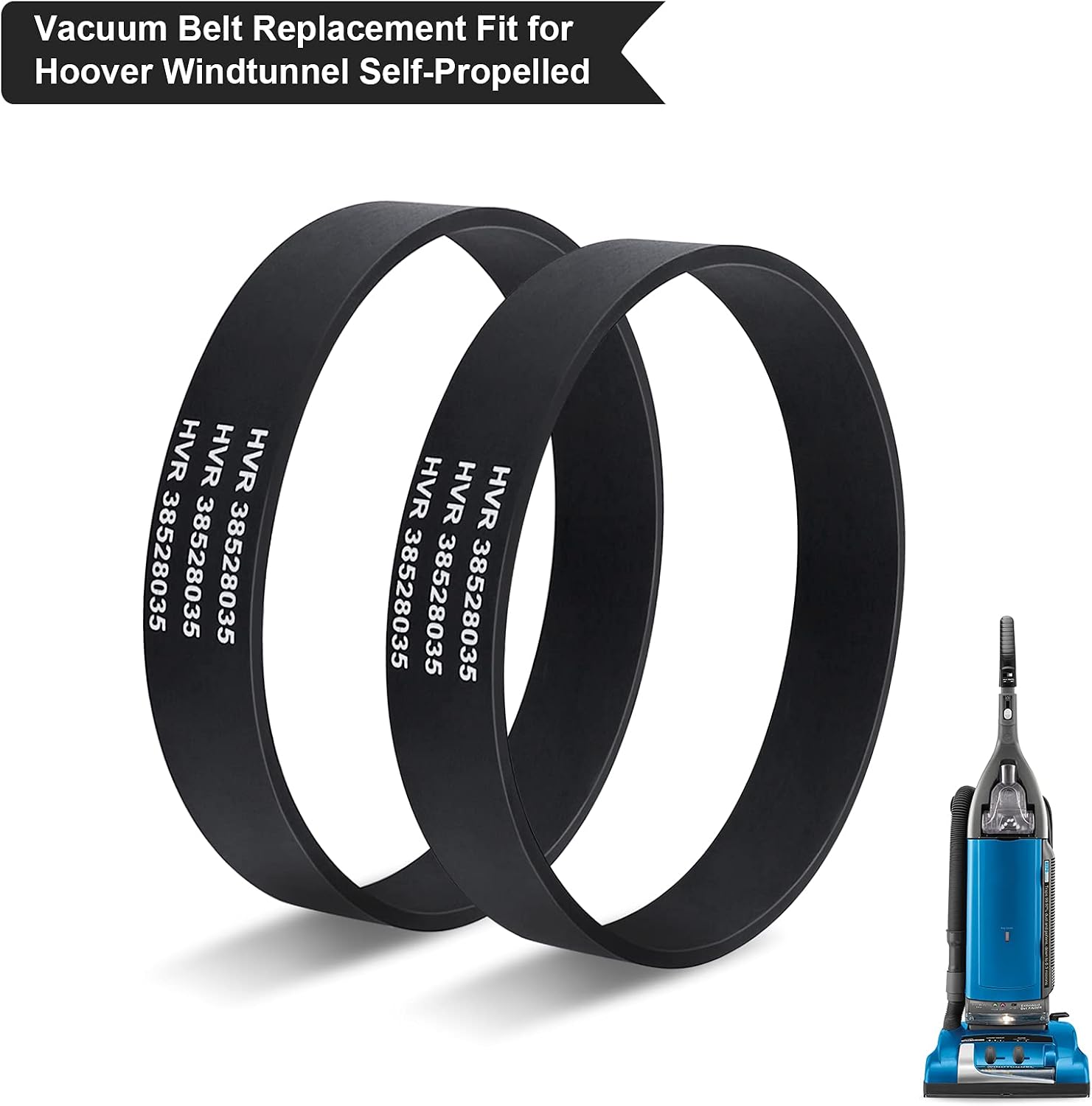 KEEPOW 4 Pack Vacuum Belt 38528035 for Hoover