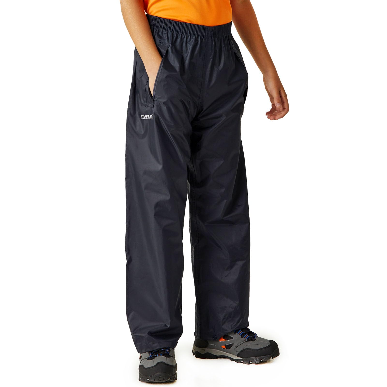 Regatta Kid's Stormbreak Waterproof And Breathable Trousers, Navy, 14 Years