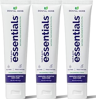 Dental Herb Company - Essentials Toothpaste (4 oz.) Fluoride-Free (3 Pack)