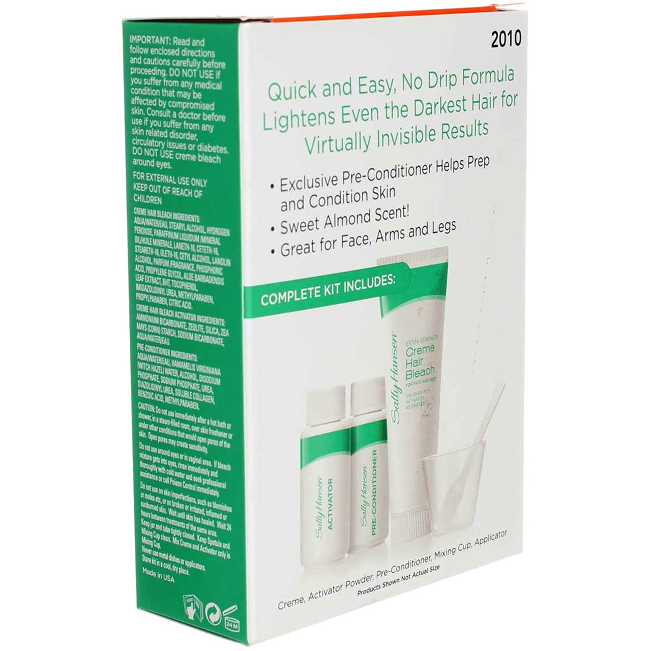 Sally Hansen Extra Strength Creme Hair Bleach For Face & Body by Sally Hansen