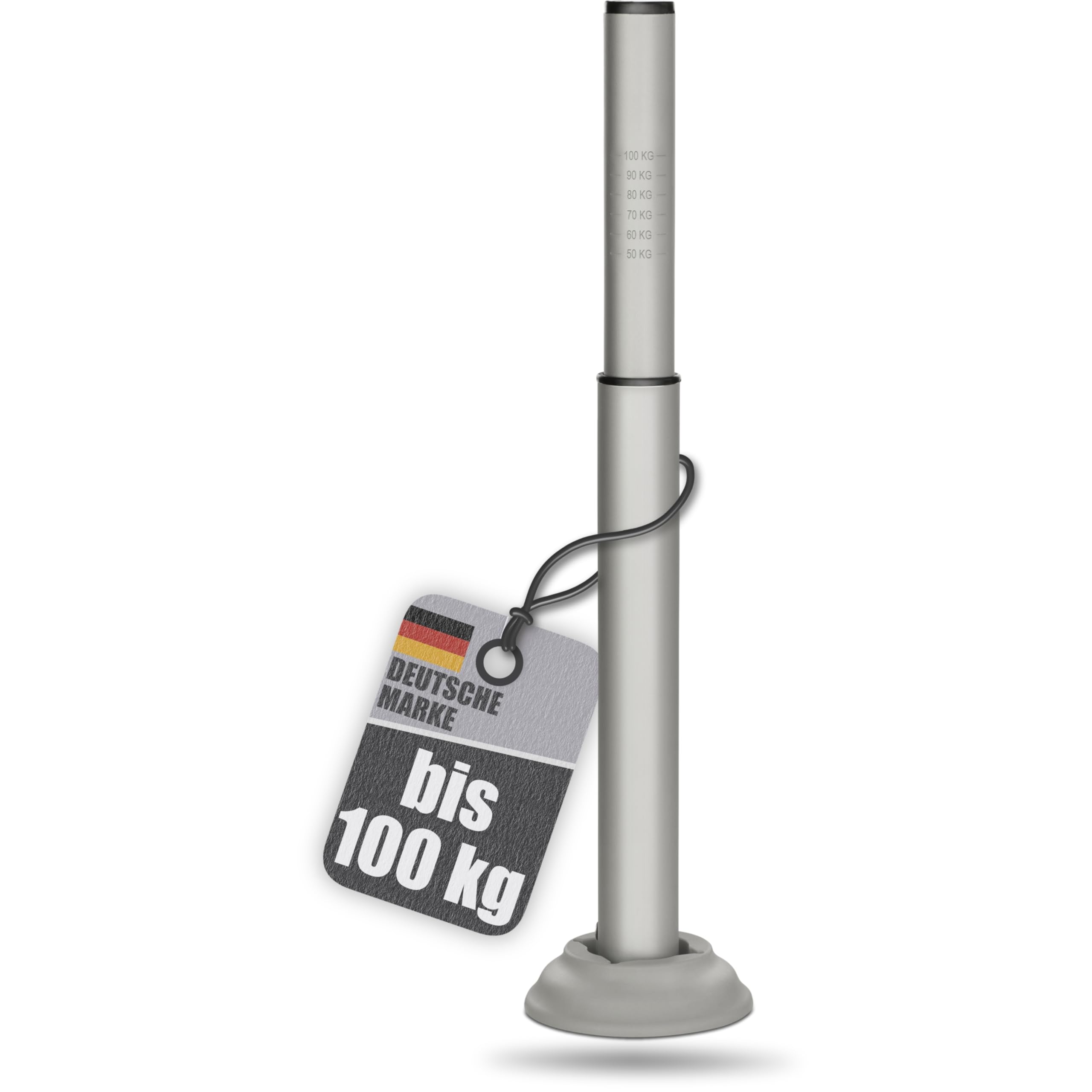 bonsport Stützlastwaage für Wohnwagen und Anhänger – Deichselwaage mit Standfuß von 50-100 kg – Waage Anhängerkupplung