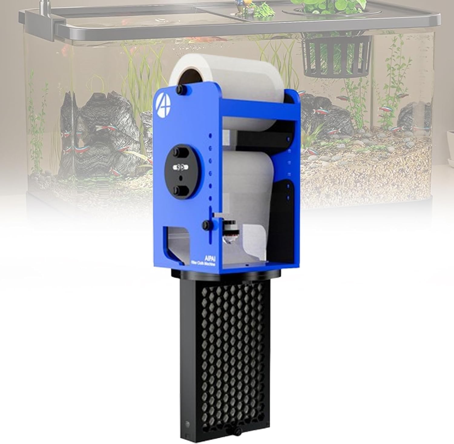 Sistema di filtraggio automatico a rullo per acquario, filtro intelligente in pile con controllo APP, induzione a livello liquido, installazione sospesa, per serbatoio d'acqua da 4800 litri