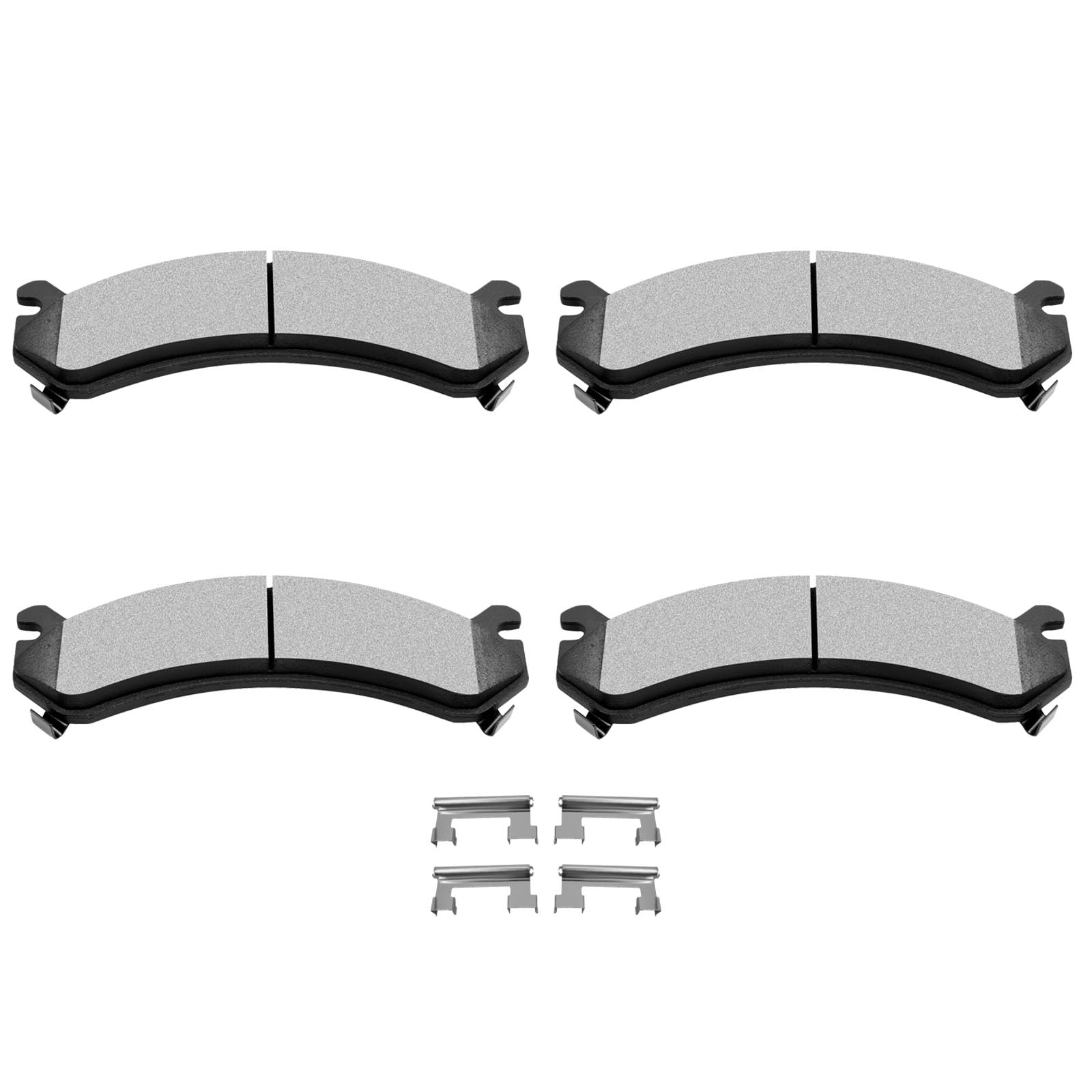 SCITOO Disc Brake Pads Kits D784-7652 Semi Metallic Front Brake Pads Set Fit For Cadillac For DeVille 2000-2005,For Cadillac For DTS 2006-2011,For Chevrolet For Avalanche 2500 2002-2006