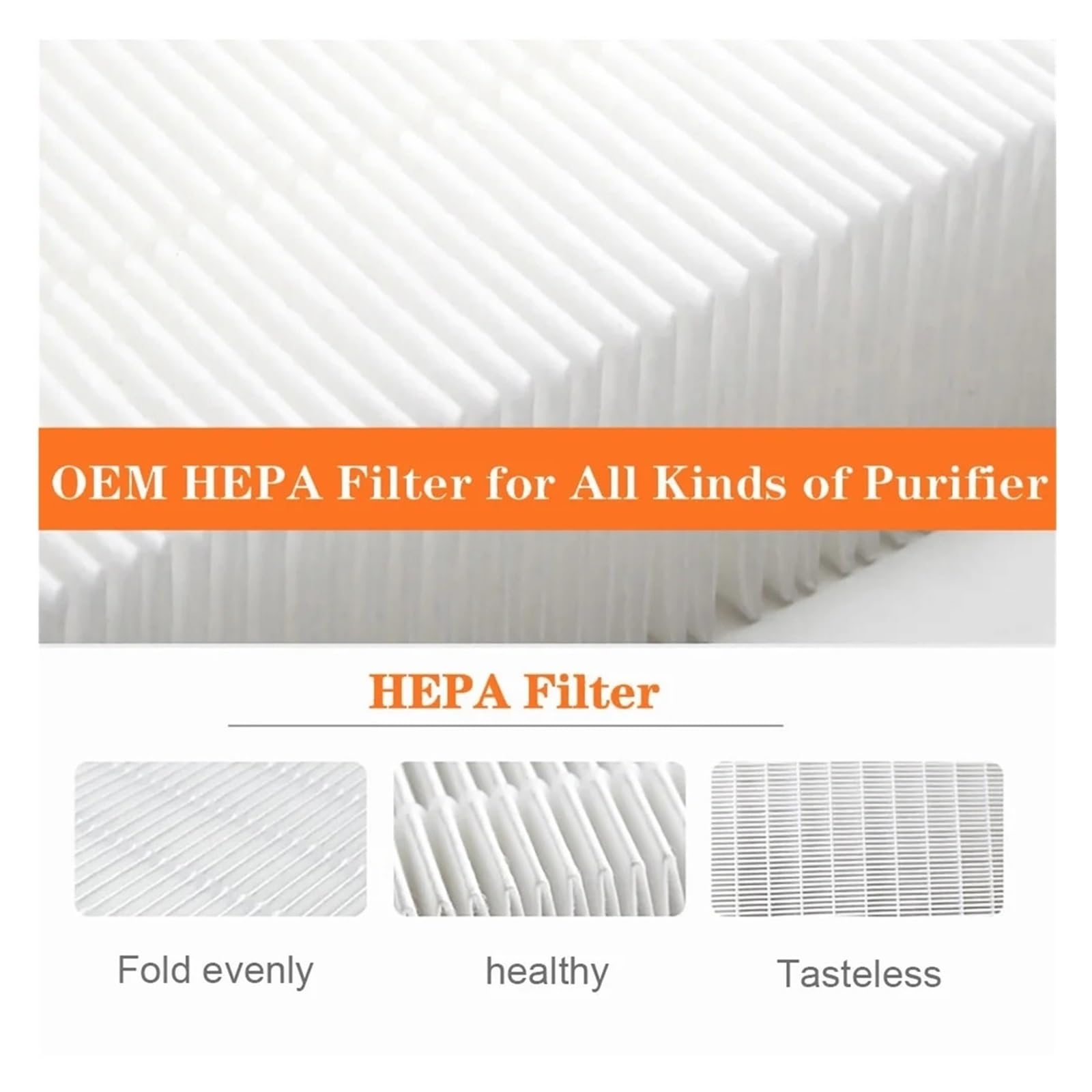 Filtro HEPA, Compatible With IClima, For LUX-8000W, Carbone Attivo | Pezzo di ricambio for l'eliminazione della polvere dell'elemento filtrante del purificatore d'aria di ricambio