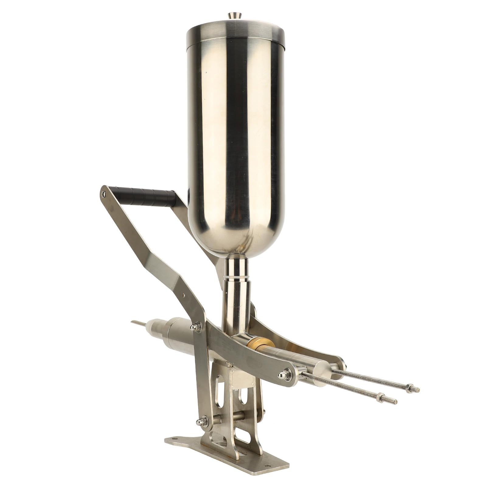Máquina llenadora de donas, 4,5 L, manual, de acero inoxidable 304, máquina de llenado de crema y gelatina para donas, para pan, pastel, churros, equipo profesional de panadería,