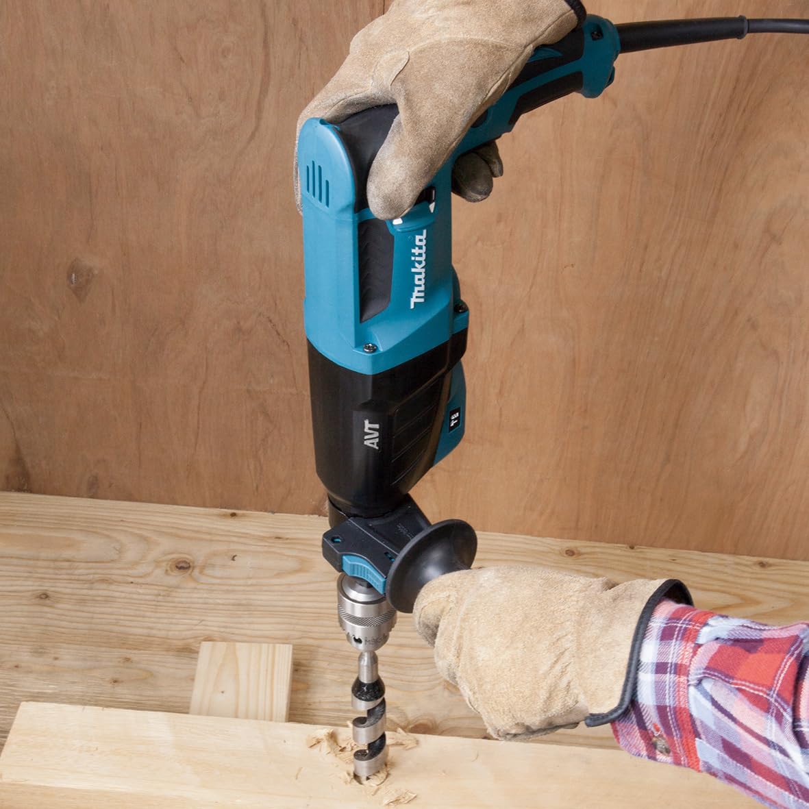 Makita HR2631FT13 Kombihammer, Netzbetrieb, Blau