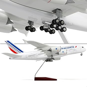 Amazon.com: QIYUMOKE A380 France 1/160 Large Scale Airplane