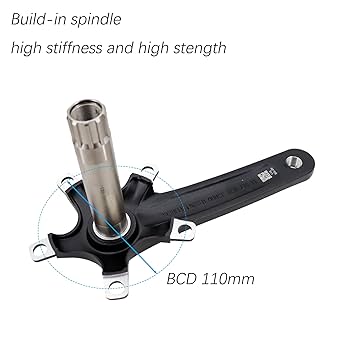 Amazon | DJC Prowheel ロードバイク クランクセット 110bcd
