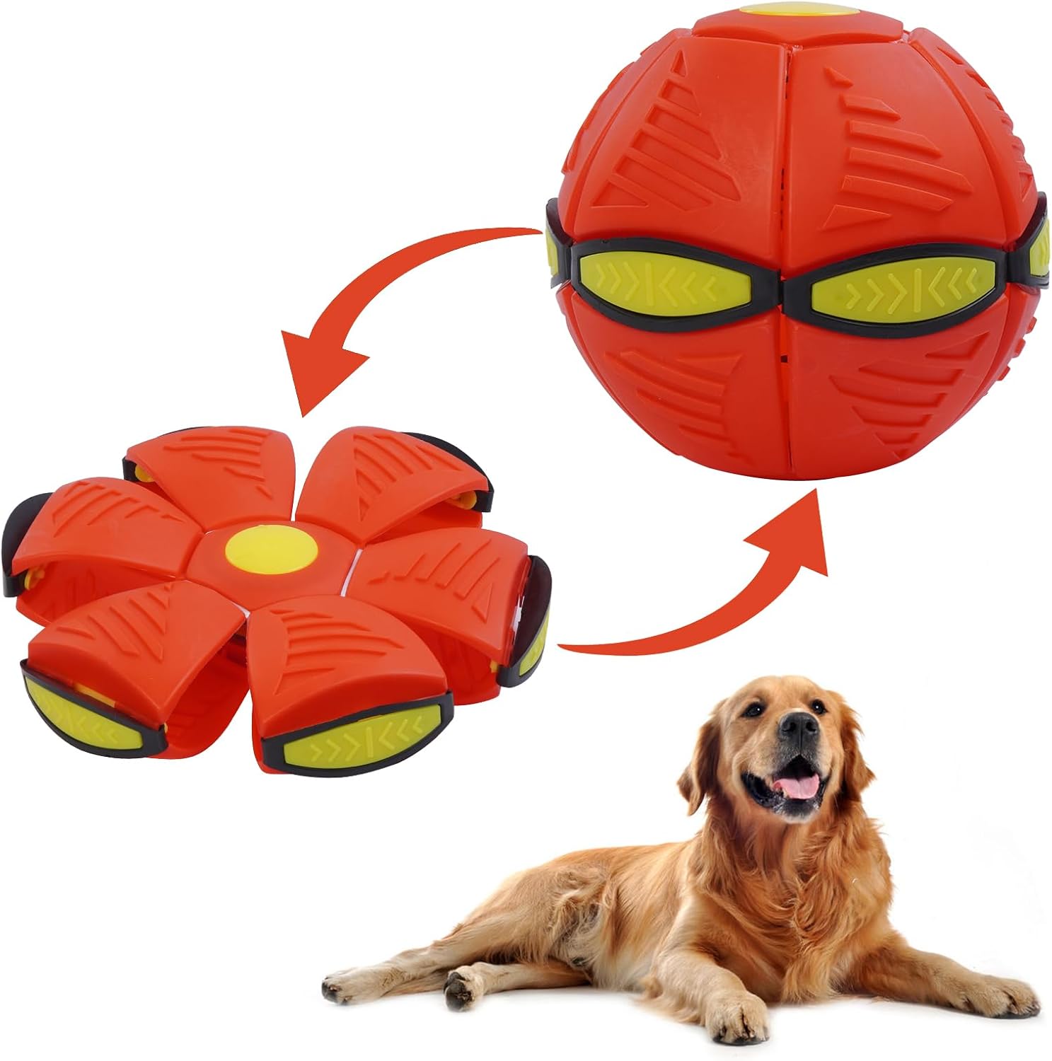 Pet Supplies Allroaring Pet Toy Flying Saucer Ball for Dogs, Magic