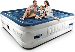 KINGJERRY Queen Air Mattress with Built-in Pump 1