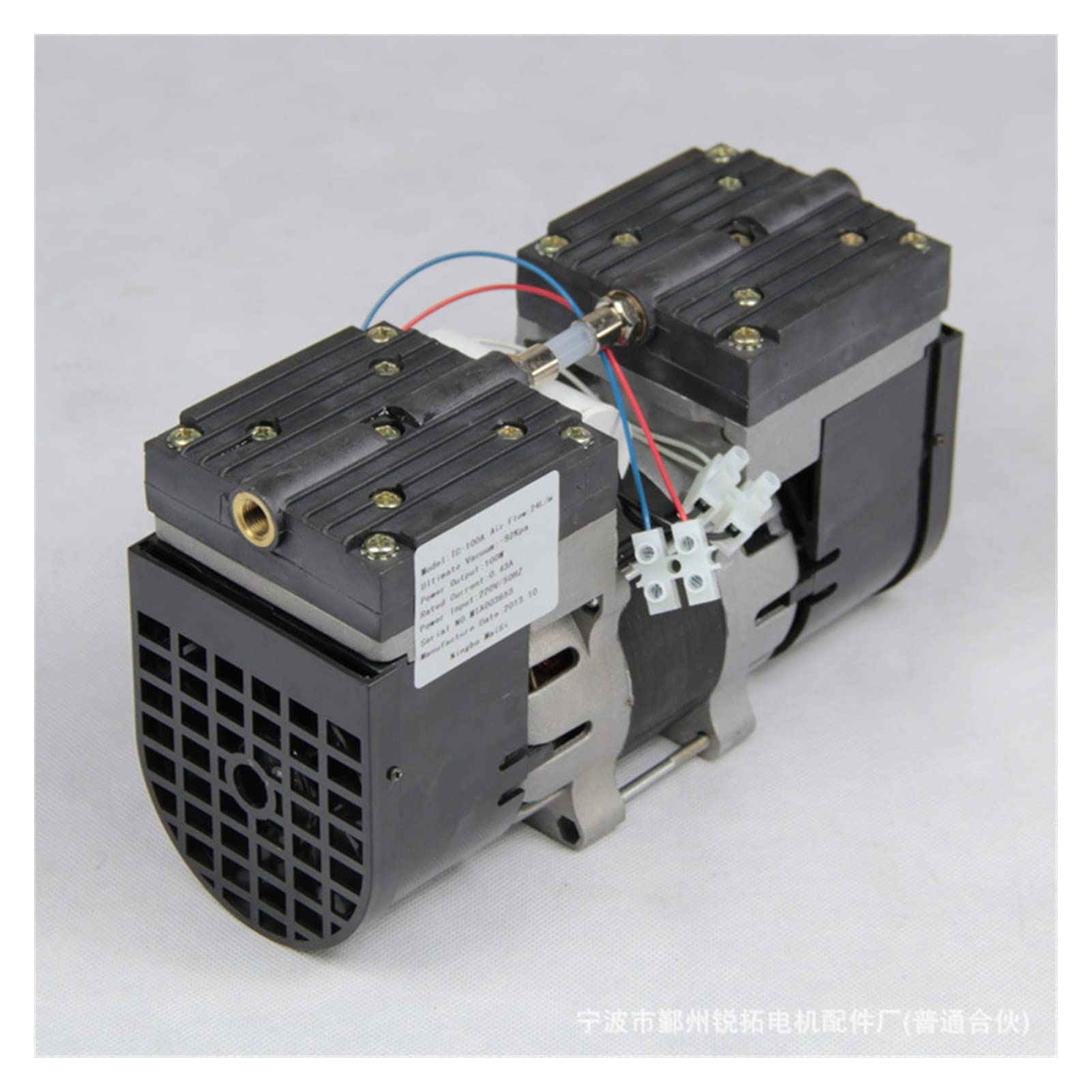 Dignife One Color Diaphragm Pump, 100W 110V-240V Vacuum Pump Miniature Oil-Free Electric Diaphragm Pump, High Efficiency And Energy Saving
