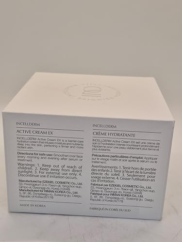 Miniatura 7 de Incellderm Active Cream 50ml - Strengthen Skin Barrier, Plant Stem Cell, Intense Moisturizing, All Skin Types, K-Beauty, Made in Korea