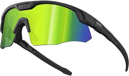 ER00 Gafas de sol de béisbol pequeñas envolventes para jóvenes, niños y mujeres, para correr, ciclismo, deportes al aire libre